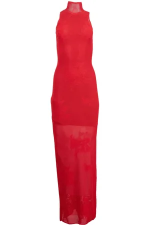FLEUR DU MAL Vestido de tejido calado