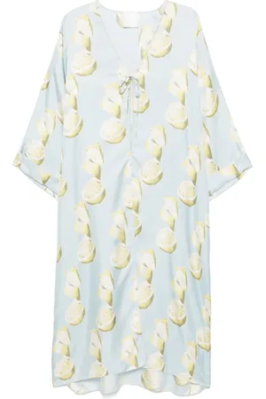 Givenchy Caftán con limones estampados