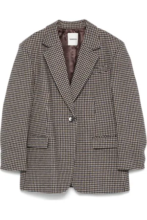 Sandro Blazer con motivo pied de poule