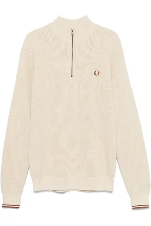 Fred Perry Suéter de tejido gofrado
