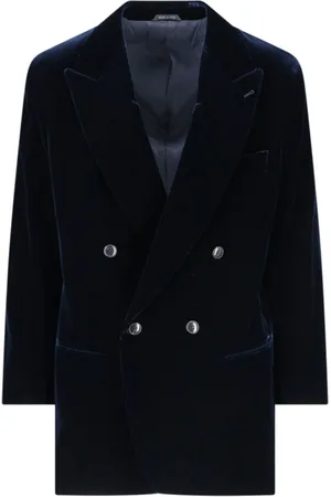 Giorgio Armani Blazer con acabado de terciopelo