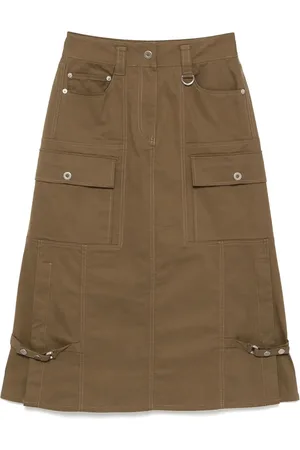 3.1 Phillip Lim Falda recta con botones decorativos