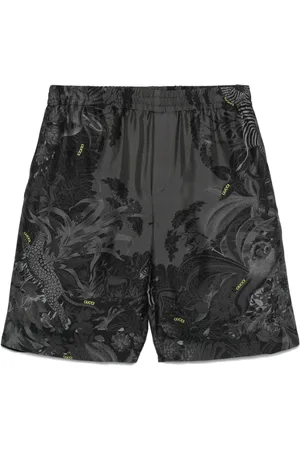 Gucci Shorts con estampado Flora and Fauna