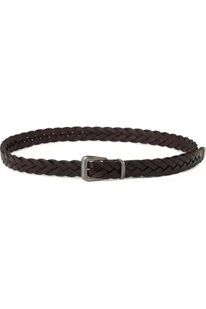 Brunello Cucinelli Cinturón trenzado