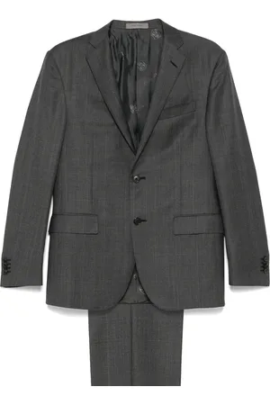 corneliani Traje con motivo de cuadros Príncipe de Gales