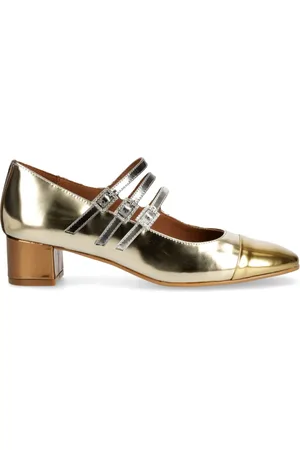 Kurt Geiger Zapatillas estilo Mary Jane Pierra con tacón de 40mm