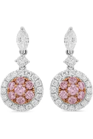 HYT Jewelry Aretes en oro de 18kt con diamante