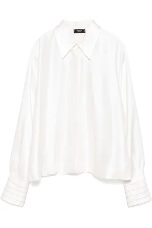 PESERICO SIGN Camisa con detalle de cadena Punto Luce