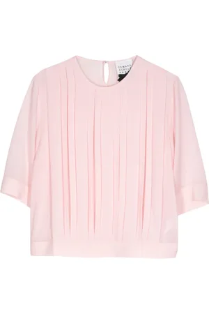 Edward Achour Paris Blusa con cuello redondo