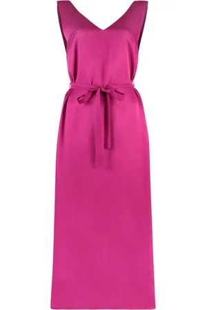 P.A.R.O.S.H. Vestido camisero con moño en la cintura