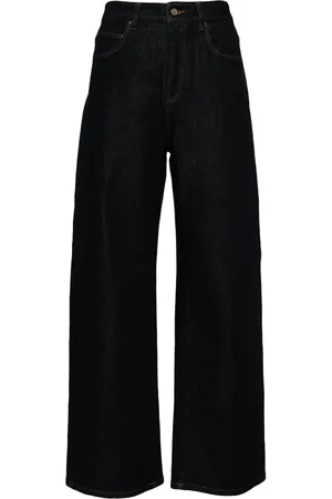JNBY Jeans holgados con diseño recto