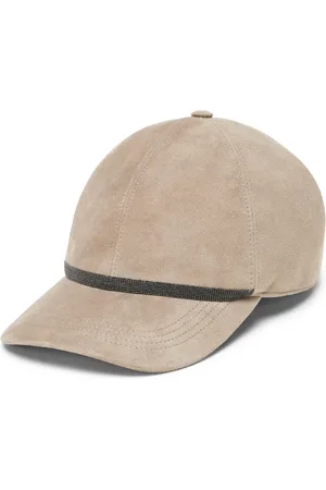 Brunello Cucinelli Gorra de gamuza