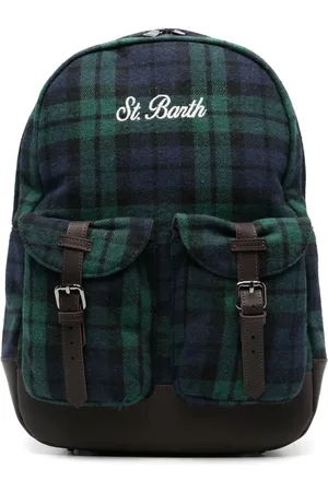 MC2 SAINT BARTH Mochila con motivo de cuadros tartán