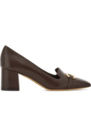 Salvatore Ferragamo Zapatillas con placa Gancini y tacón de 60mm