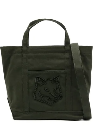 Maison Kitsuné Tote pequeña con motivo Fox Head