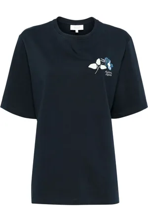 Maison Kitsuné Playera Strawberry Leaf