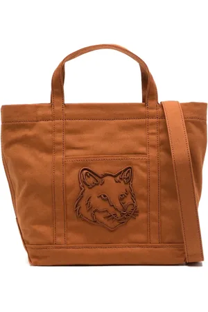 Maison Kitsuné Tote pequeña con motivo Fox Head