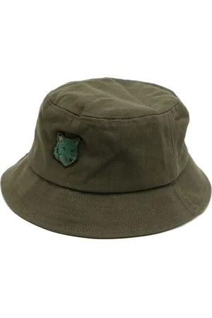 Maison Kitsuné Gorro de pescador con parche Bold Fox
