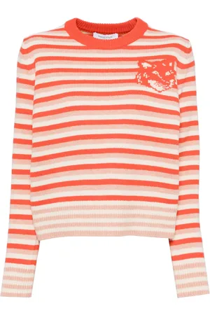 Maison Kitsuné Suéter con motivo Fox Head en intarsia