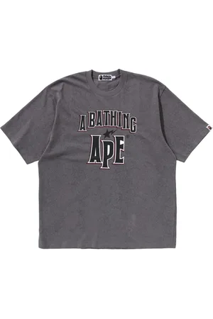 A Bathing Ape Playera con logo estampado
