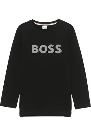 HUGO BOSS Playera con logo en relieve
