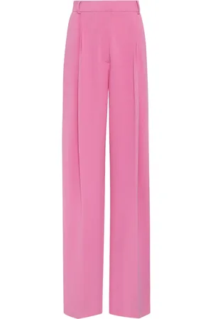 Oscar de la Renta Pantalones de seda anchos