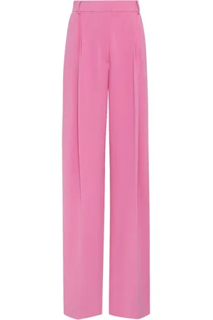 Oscar de la Renta Pantalones de seda anchos