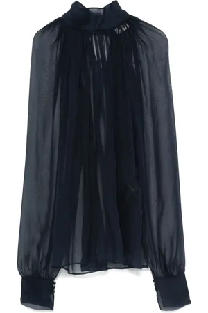 Saint Laurent Blusa de seda