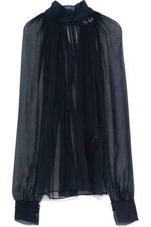 Saint Laurent Blusa de seda
