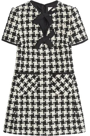 VALENTINO GARAVANI Vestido corto con motivo geométrico