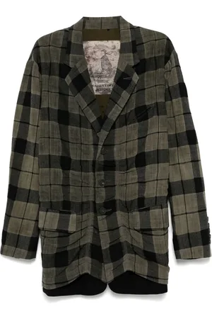 ZIGGY CHEN Blazer a cuadros
