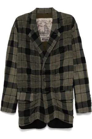 ZIGGY CHEN Blazer a cuadros