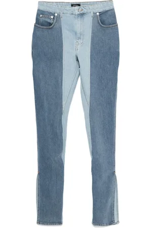 MUGLER Skinny jeans con diseño bicolor
