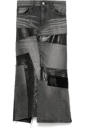 JUNYA WATANABE Falda midi con paneles