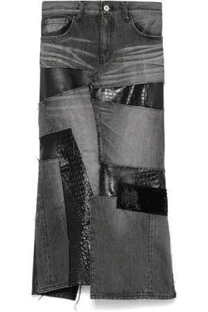 JUNYA WATANABE Falda midi con paneles