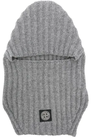 Stone Island Pasamontañas con parche del logo