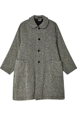 Comme des Garçons Abrigo con botones y motivo de espiga