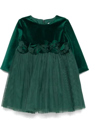 Amaya Vestido de tul con aplique de flores