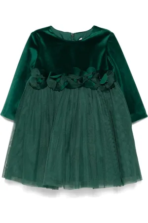 Amaya Vestido de tul con aplique de flores