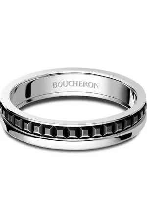Boucheron Anillo Quatre Black Edition en oro blanco de 18kt
