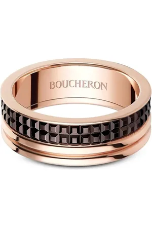 Boucheron Anillo de boda Quatre Classique en oro rosa de 18kt
