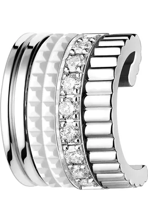 Boucheron Arete ear-cuff Quatre Double White Edition en oro blanco de 18kt