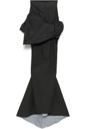 Rick Owens Falda larga con diseño drapeado