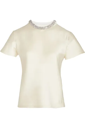 Giambattista Valli Playera con detalles de cristal