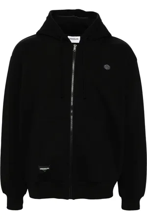 Chocoolate Hoodie con cierre y parche del logo