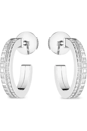 Boucheron Arracadas Quatre Radiant Edition en oro blanco de 18kt con diamante