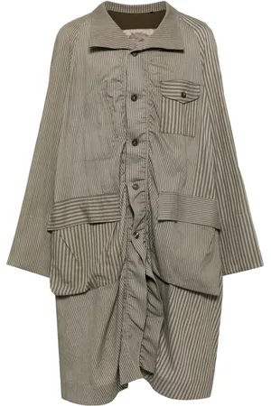 ZIGGY CHEN Camisa manga larga con rayas estampadas