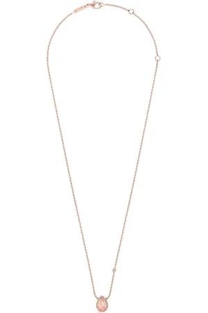 Boucheron Collar Serpent Bohème en oro rosa de 18kt con cuarzo rosa