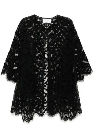 Chloé Poncho de encaje