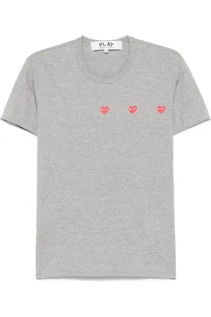 Comme des Garçons Playera con corazón estampado